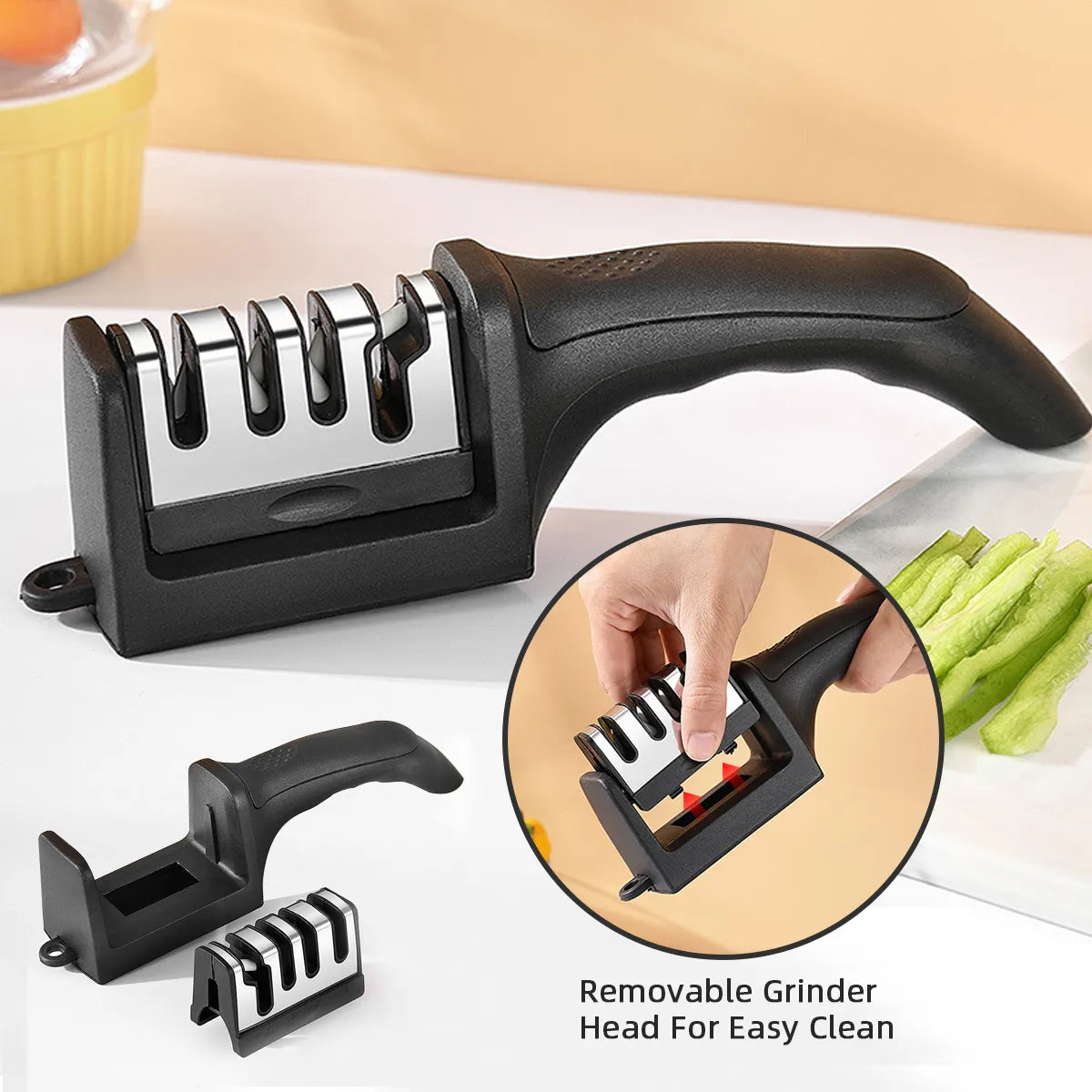 3-Segment Knife Sharpener