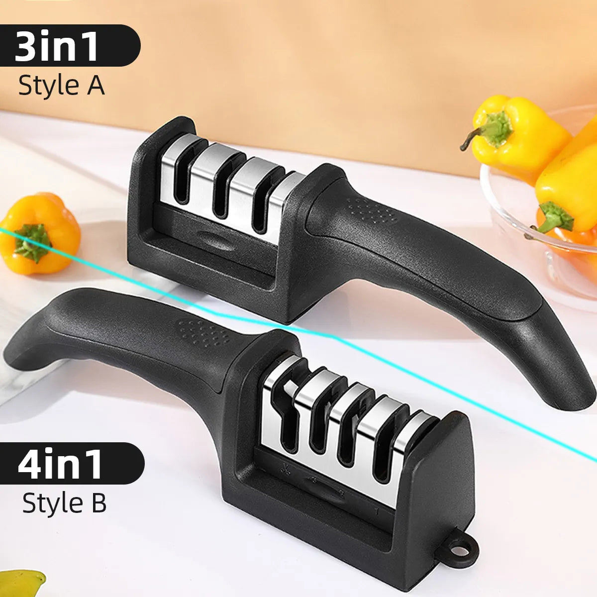 3-Segment Knife Sharpener